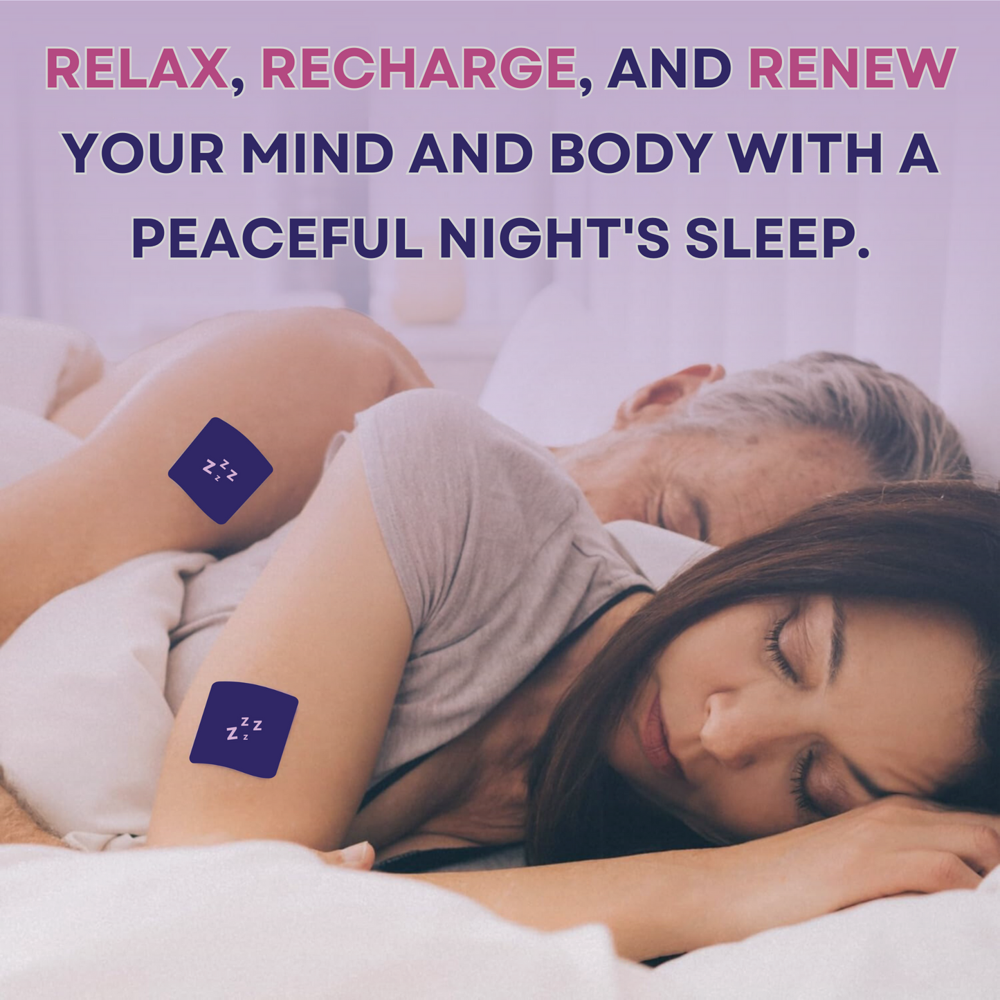 Sleep Patches For Adults, Plant-Based Melatonin 5mg For Deep Sleep & Stress Relief, 8-Hour Sleep Aid (30 Patches)